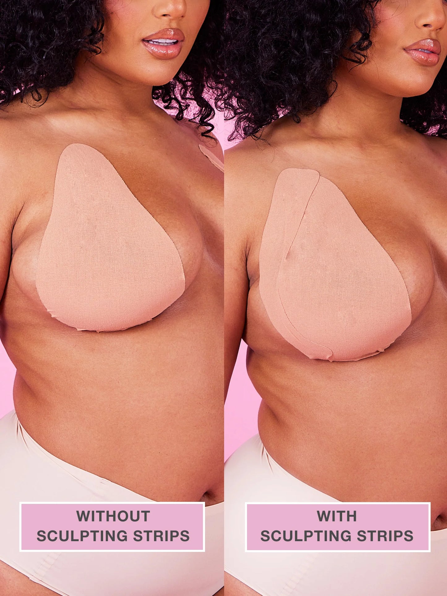 Cleavage Sculpting Strips (Beige)